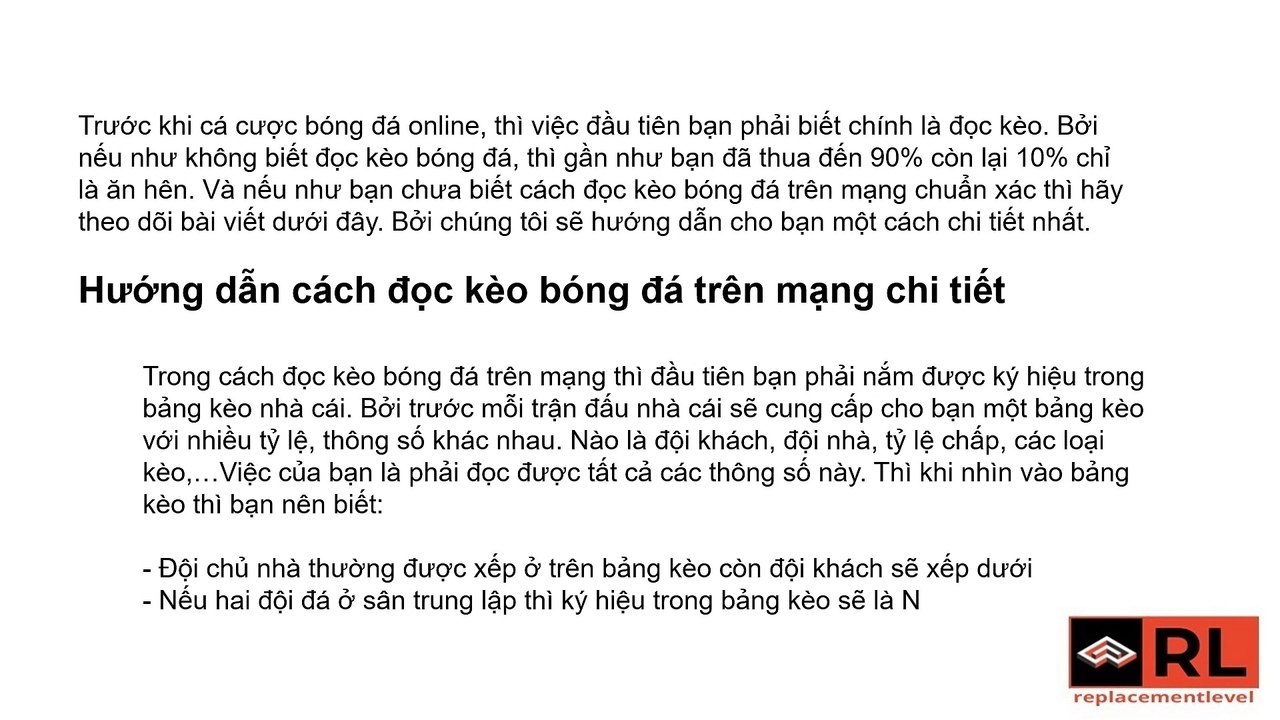 Cách đọc kèo bóng đá trên mạng chi tiết và chuẩn xác nhất hiện nay