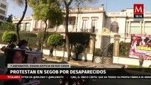 Mamá de joven asesinado en SLP bloquea avenida Bucareli en CdMx