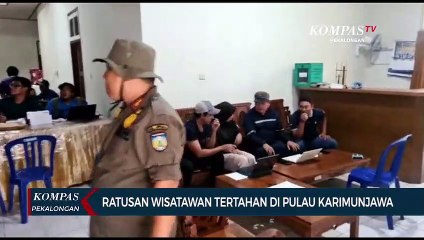 Ratusan Wisatawan Tertahan Di Pulau Karimunjawa