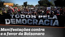 Manifestações contra Bolsonaro maiores que atos a favor, Morning explica