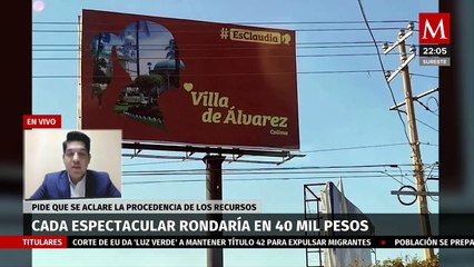 Espectaculares en apoyo a Sheinbaum rondarían en 40 mil pesos: Emmanuel Reyes, diputado de Morena