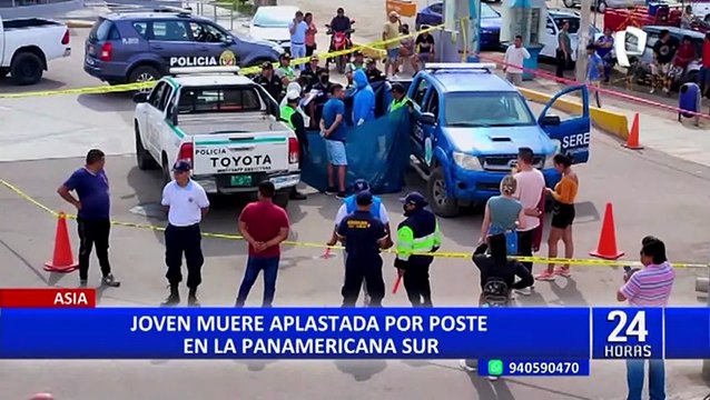 Detienen a chofer de camión que provocó caída de poste que aplastó y mató a joven anfitriona