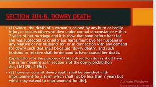 INDIAN PENAL CODE ,1860  SECTION 304-B. DOWRY DEATH,LLB,LLM,BALLB