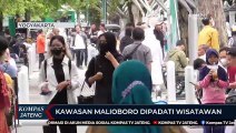 Kawasan Malioboro Dipadati Wisatawan