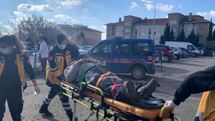 Tekirdağ'da yüksekten düşen inşaat işçisi yaralandı