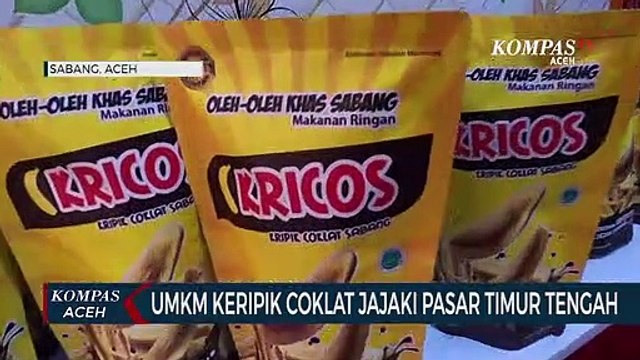 UMKM Keripik Coklat Sabang Mulai Jajaki Pasar Timur Tengah