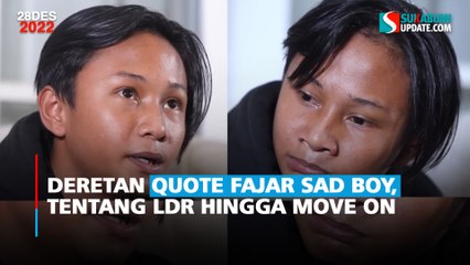 Deretan Quote Fajar Sad Boy, tentang LDR hingga Move on