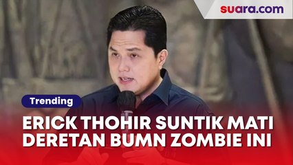 Bebani Negara, Erick Thohir Suntik Mati Deretan BUMN Zombie Ini