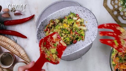 طريقة سلطة الكينوا بالفيديو