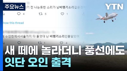 '새 떼'에 놀라더니 '풍선'에도 전투기 출격...5년 만에 합동방공훈련 / YTN