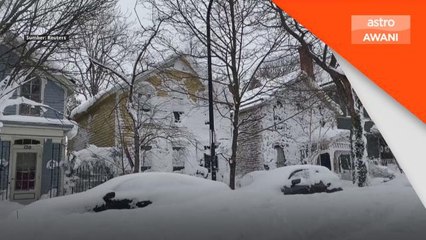 Ribut Salji | Kerja pembersihan bermula di Buffalo