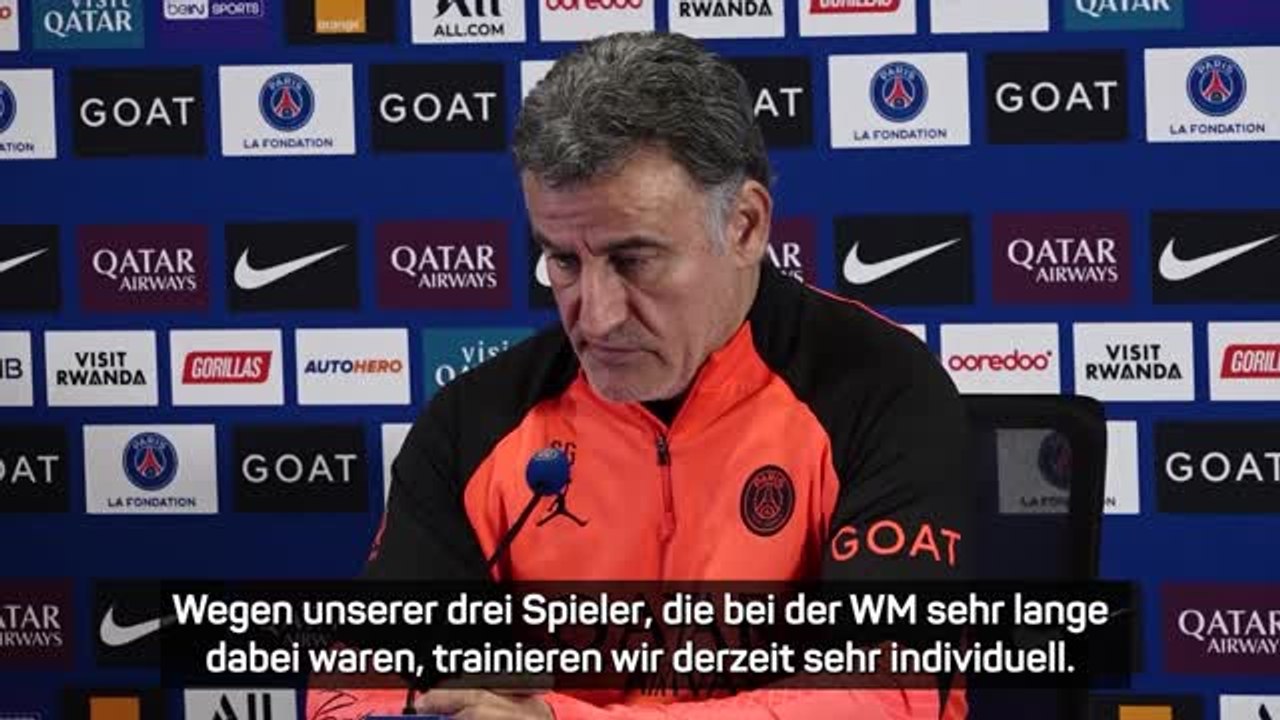 Galtier gibt Update zu Messi, Mbappe & Hakimi