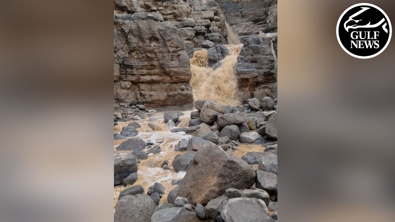 Rains cause flooding in valleys around Jebel Jais