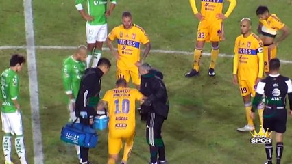 Fransız golcü Gignac sahada yığıldı