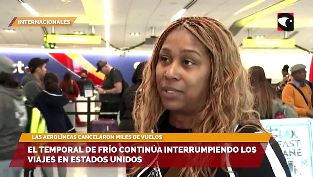 El temporal de frío continúa interrumpiendo los viajes en Estados Unidos