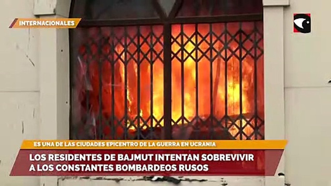 Los residentes de Bajmut intentan sobrevivir a los constantes bombardeos rusos