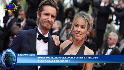 Bonne nouvelle pour Élodie Fontan et Philippe  : la famille s'agrandit !