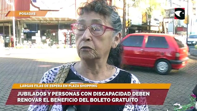 Jubilados y personas con discapacidad deben renovar el beneficio del boleto gratuito