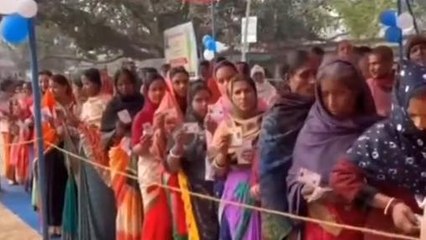 नालंदा: अस्थावां में शाम चार बजे तक 61.09 % का हुआ मतदान