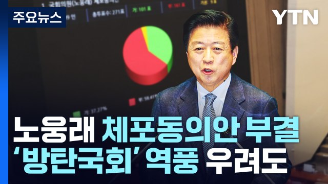 노웅래 체포동의안 부결...민주, 대거 반대표 던진 듯 / YTN