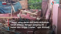 Pergerakan Tanah Landa Desa Cijangkar Sukabumi, Rumah dan Tempat Usaha Terdampak