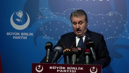 Destici: "Altılı masanın içinde bir de ikili masa var"