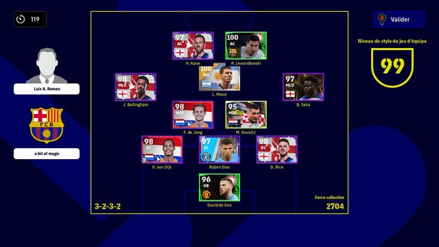 efootball 1899- 1872 (défaite et nul)