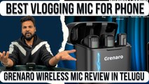 GRENARO Wireless Mic review in Telugu | Best vlogging mic for phone