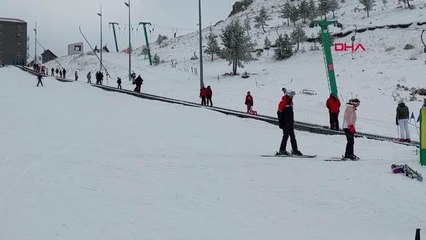 KARTALKAYA'DA 1 METRE KARDA KAYAK KEYFİ