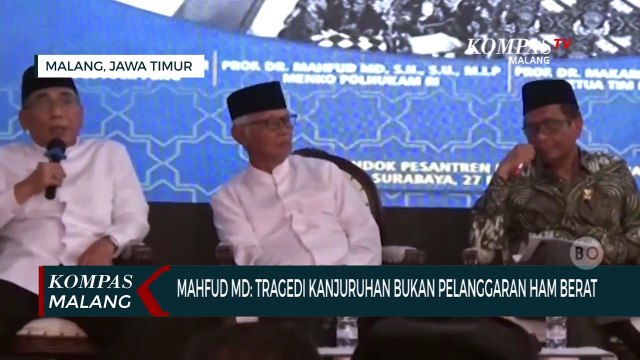 Korban Kanjuruhan Kecewa Mahfud MD Sebut Tragedi Kanjuruhan Bukan Pelanggaran HAM Berat