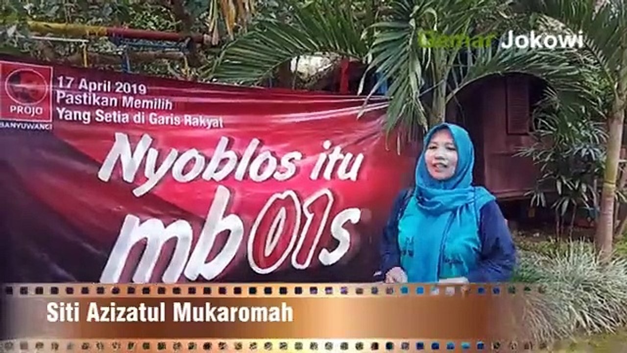 Siti Azizatul Mukaromah: Karena Pak Jokowi Nomer 01