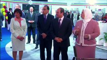 الرئيس عبد الفتاح السيسي يتفقد معرض ذوي الهمم لأصحاب القدرات الخاصة