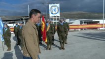 Sánchez visita a las tropas españolas destacadas en Líbano
