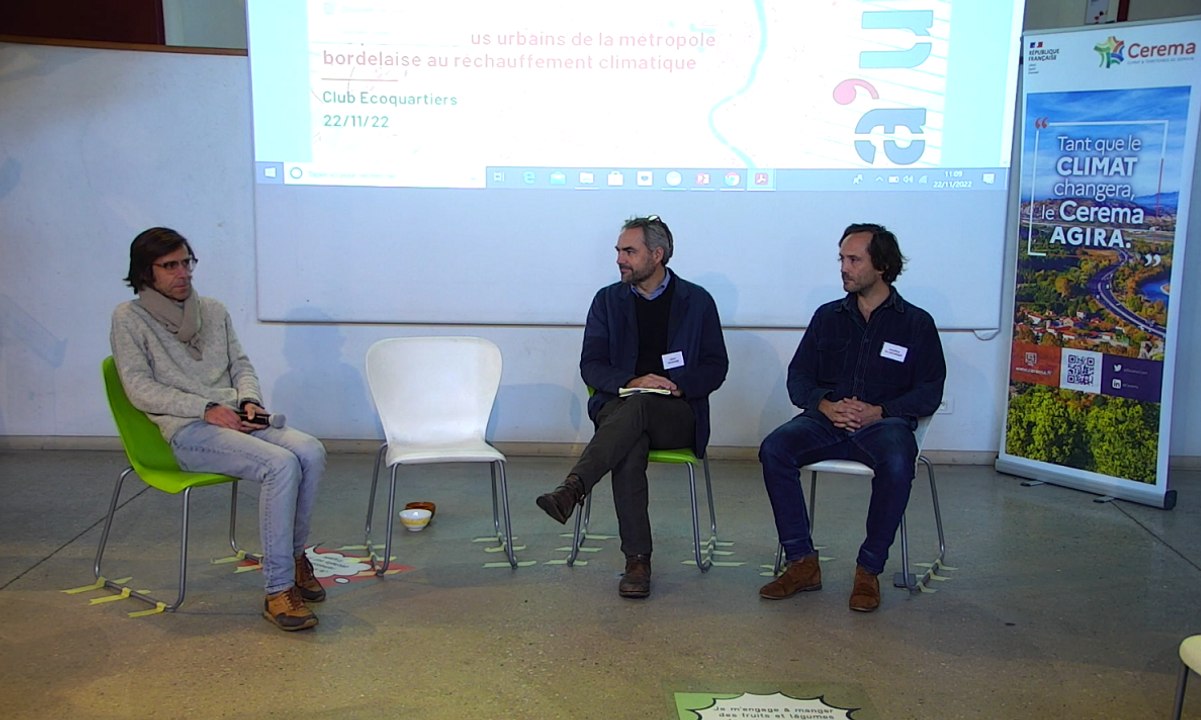 ÉcoQuartier Nouvelle-Aquitaine - Atelier du 22 novembre 2022 - Partie 7 - Table ronde : Bob Clément, Olivier Legrand