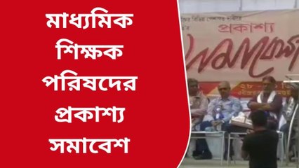 দঃ ২৪ পরগনা:মাধ্যমিক শিক্ষক পরিষদের প্রকাশ্য সমাবেশ