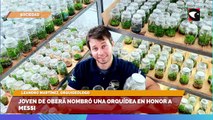 Joven de Oberá nombró una orquídea en honor a Messi