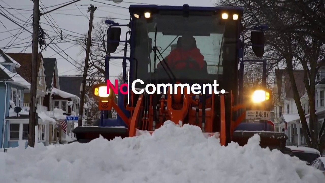 États-Unis : la ville de Buffalo au cœur de la tempête de neige