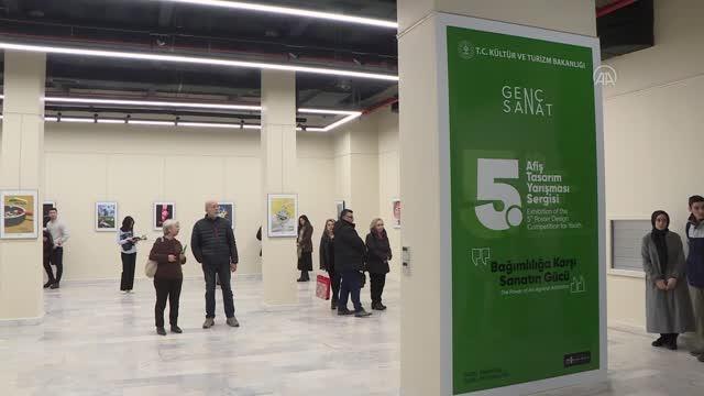 Kültür ve Turizm Bakanlığının Genç Sanat: 5. Afiş Tasarım Yarışması nda ödüller sahiplerini buldu