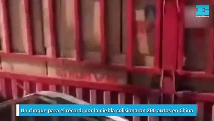 Un choque para el récord: por la niebla colisionaron 200 autos en China