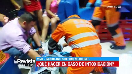 Año Nuevo: ¿Qué hacer en caso de intoxicación?