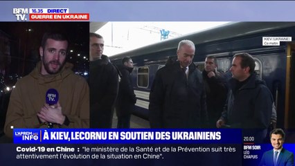 Télécharger la video: Première visite à Kiev pour Sébastien Lecornu, le ministre des Armées, depuis le début de la guerre