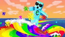 Minecraft but Everything I touch turns to Rainbow