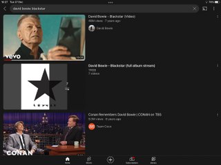 Benjamin goodman is scared of stupid creepy David Bowie.