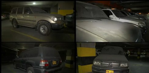 Cementerio de carros de alta gama en los sótanos del Congreso