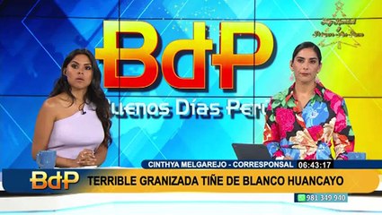 Estragos: techo de grifo cayó tras intensa granizada que sorprendió a Huancayo