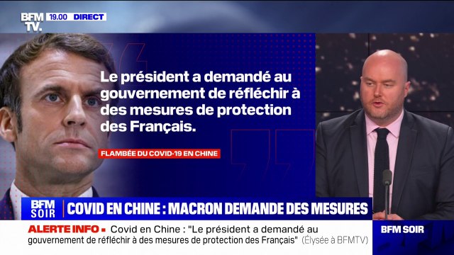 Covid en Chine: l'Élysée demande au gouvernement de réfléchir à des mesures de protection aux frontières