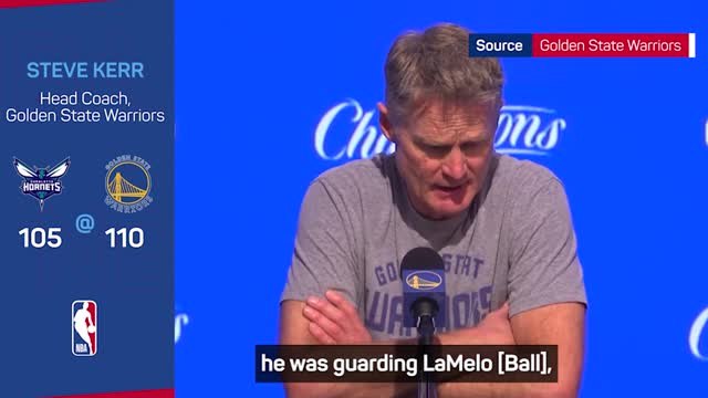 'Kuminga was just brilliant' - Kerr