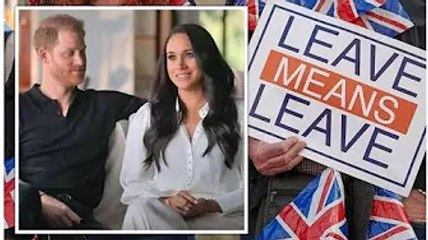 Le prince Harry et Meghan Markle blâment le Brexit pour les abus racistes reçus par la duchesse