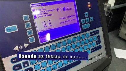 Atualizar o tipo de núcleo - Inkjet Serie 1000