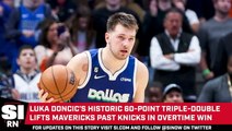 Luka Doncic Has Historic 60-Point Triple-Double in OT Win Against Knicks